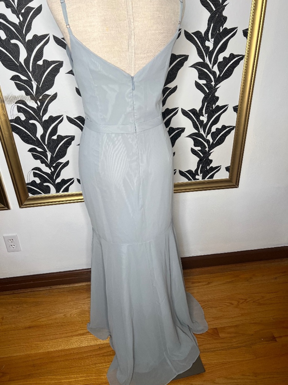 Beautiful dolphin gray gown